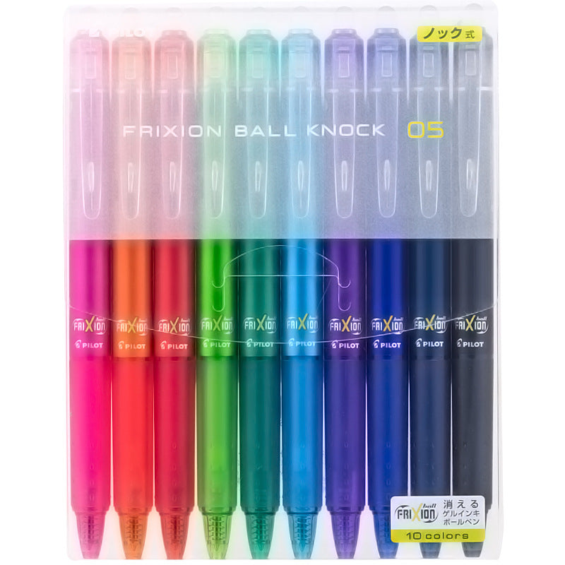 Stylo Potluck Scrub Easy Effacer Jeu de pression de stylo neutre de couleur