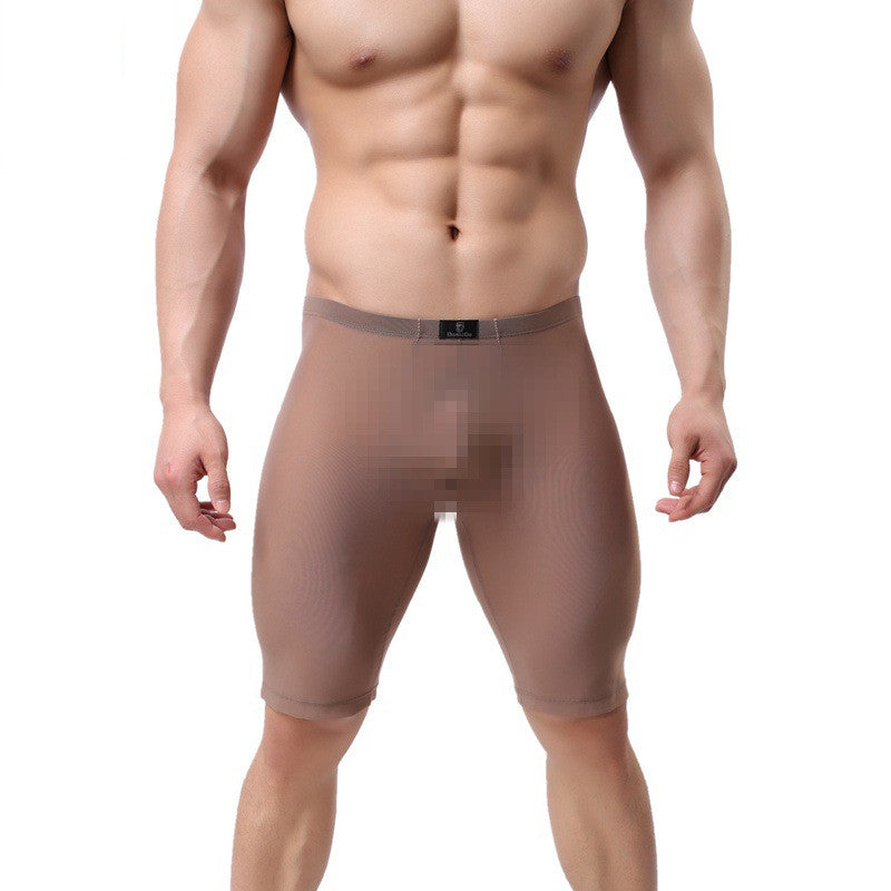 Sous-vêtements pour jambes longues respirantes pour hommes