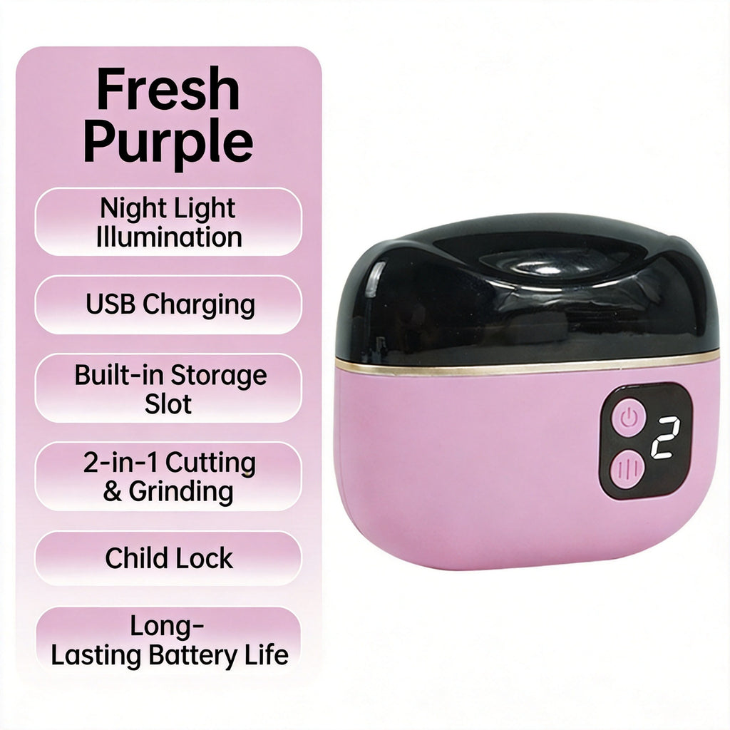Clipper électrique à ongles entièrement automatique à ongles un outil magique pour le triming et poli