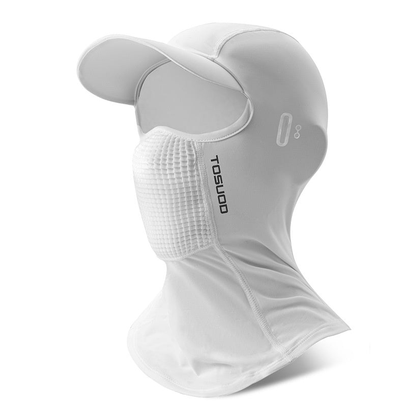 Ice Silk Masque de cyclisme en plein air pour hommes à l'épreuve du soleil