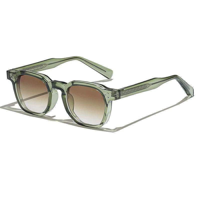 Lunettes de soleil pour hommes de style punk avec cadres carrés