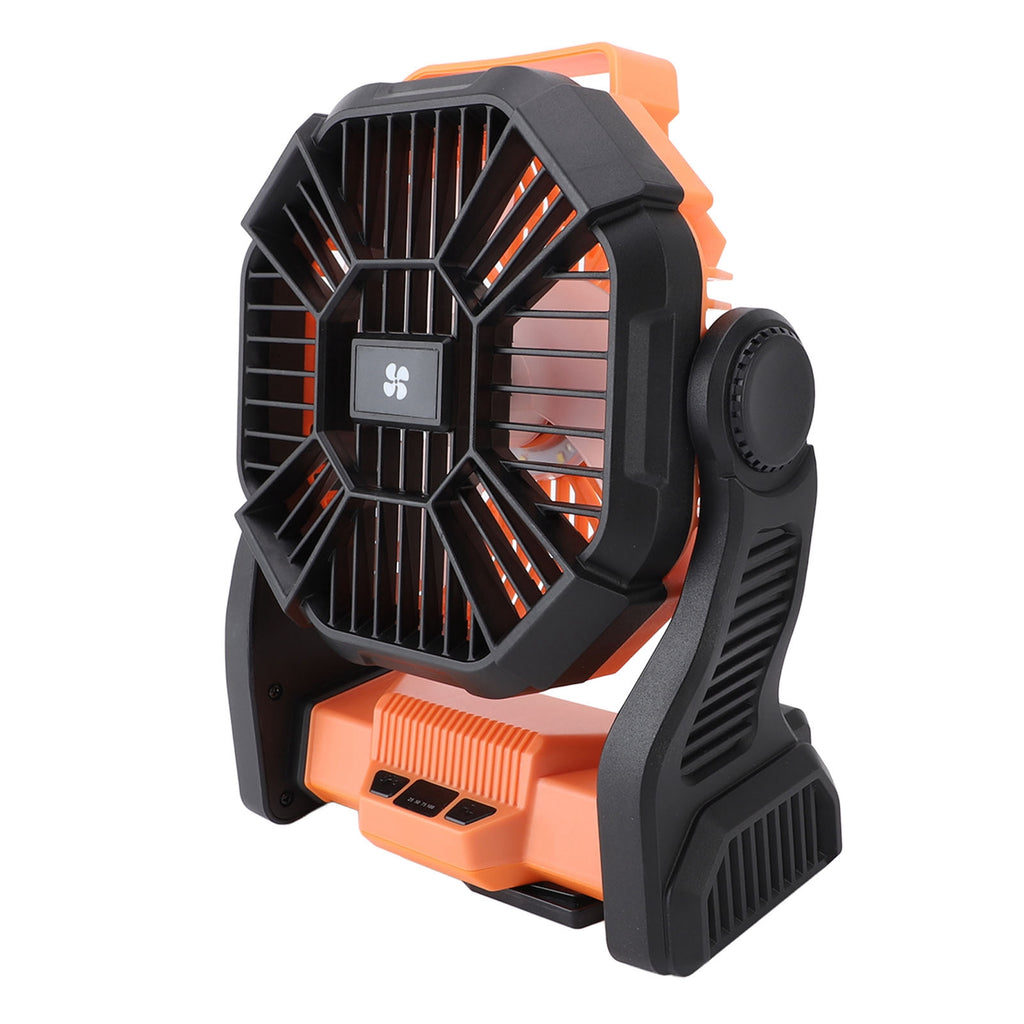 Eventail de camping de plein air professionnel efficace USB rechargeable Ventail de camping avec LED
