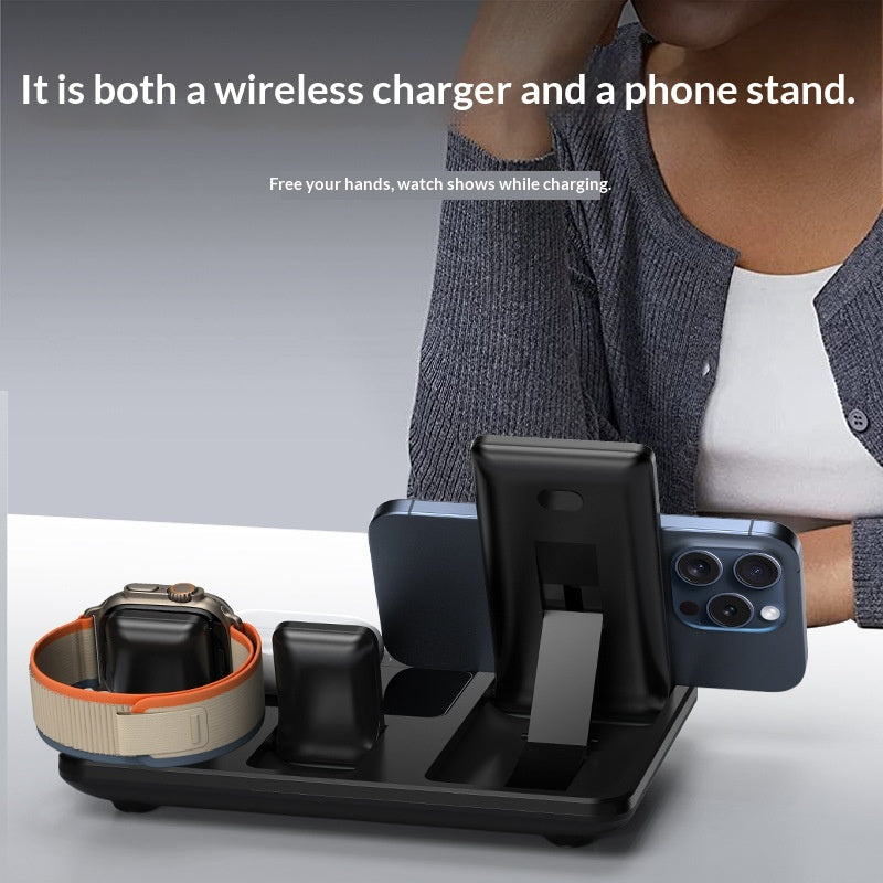 Chargeur sans fil de bureau tactile d'affichage numérique