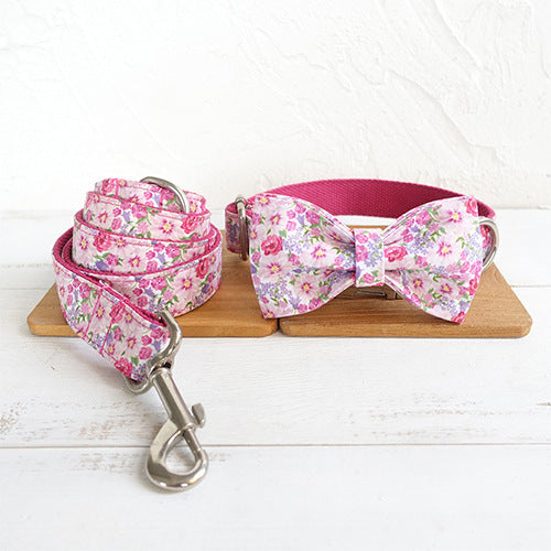 Collier en métal boucle de collier de chien laisse Bow Tie Accessory