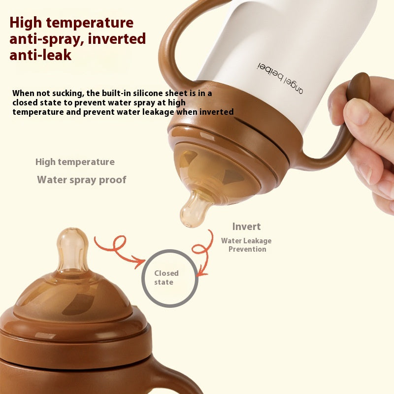 Bouteilles d'alimentation thermique en acier inoxydable avec poignée