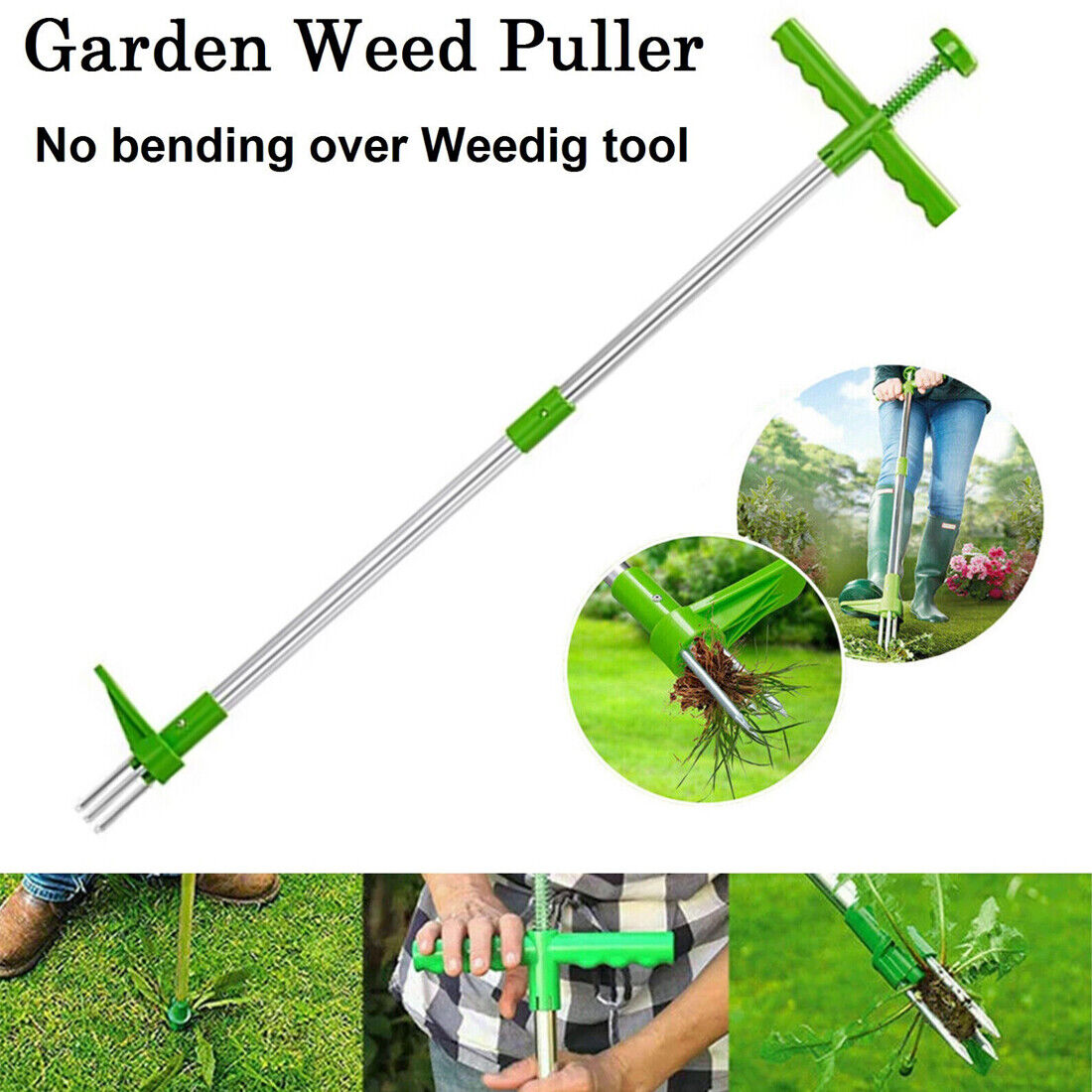 Puller de mauvaises herbes Weeder Twister Twist Pulp Claw Garden Lawn Root Killer Remover Tool