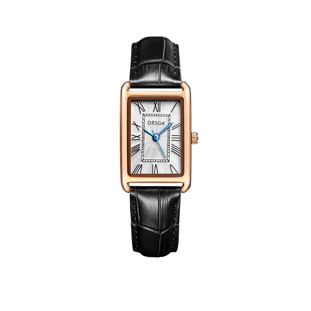 Montre Quartz en acier carré pour femmes mode