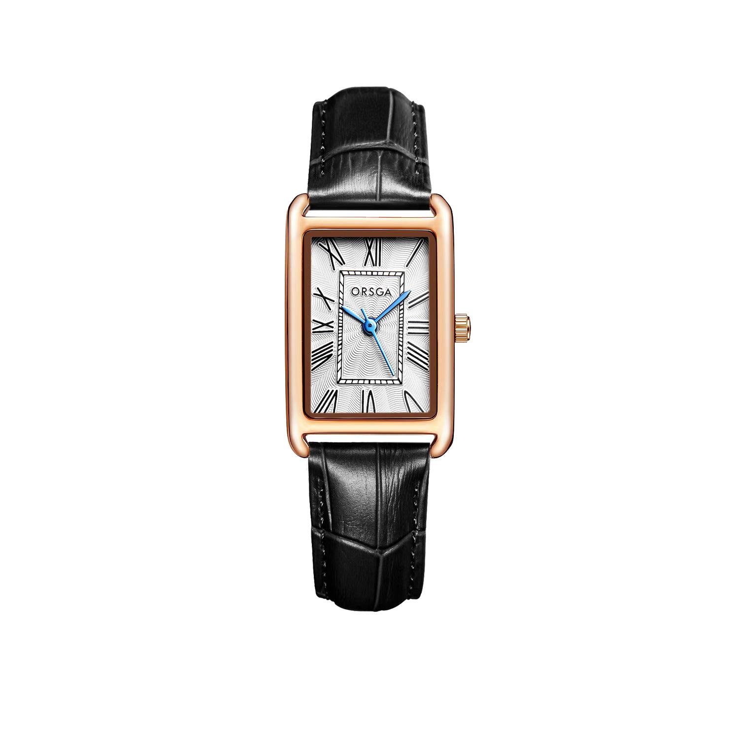 Montre Quartz en acier carré pour femmes mode