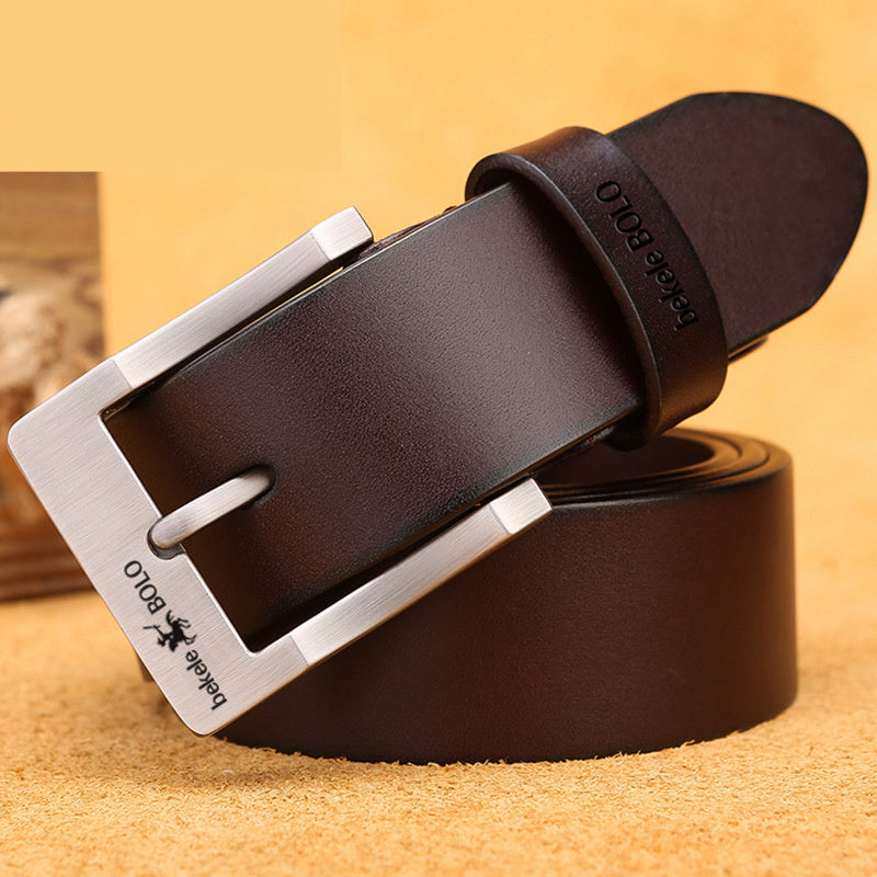 Ceinture d'épingle simple et polyvalente pour hommes