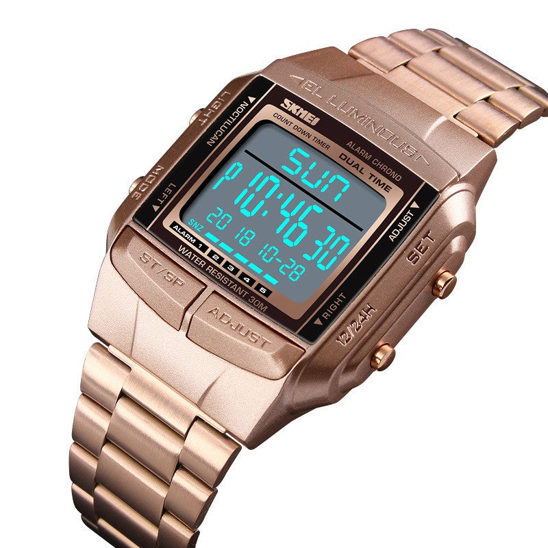Skmei Fashion Trendy Multi-fonctionnel Homme Montre Sud-Est Asie Vente Waterproof Sports Bu