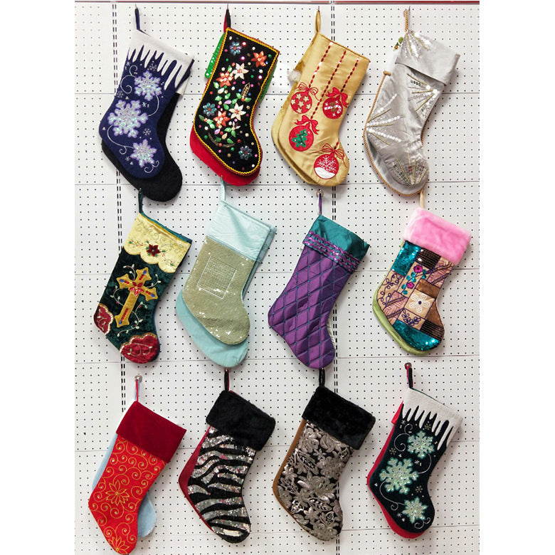 Broderie perlée Accueil Noël Bas