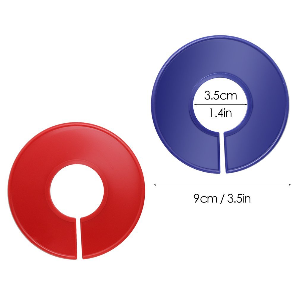 Cartes de diviseurs circulaires colorées