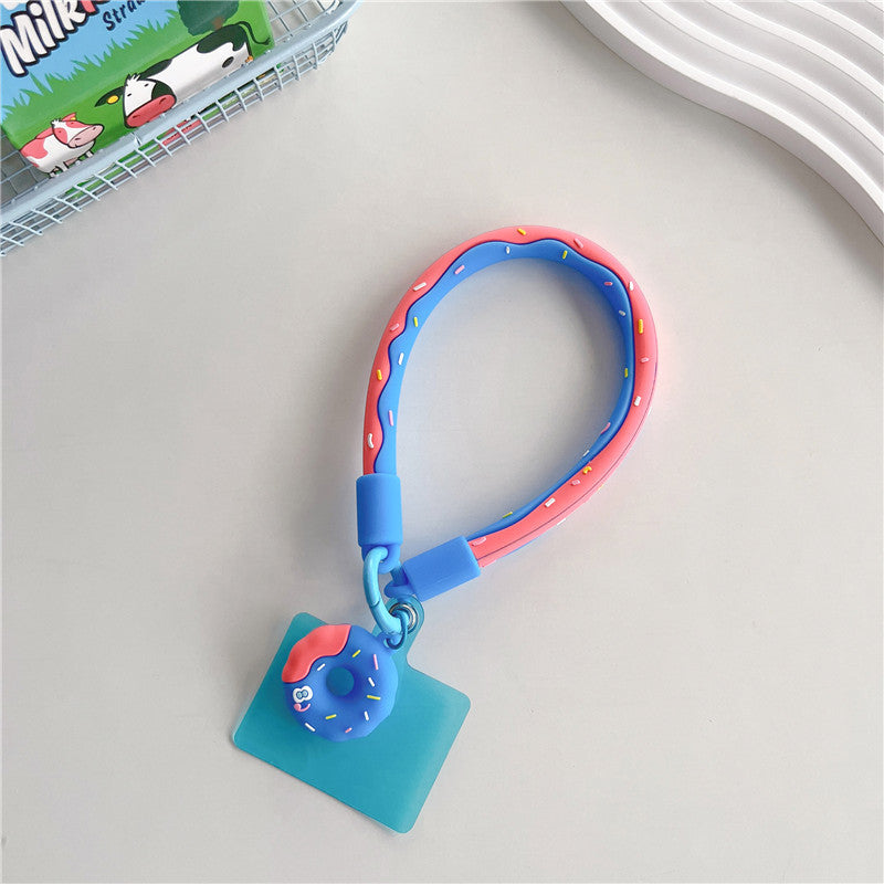 Bracelet Donut Soft Silicone Téléphone Étui suspendu