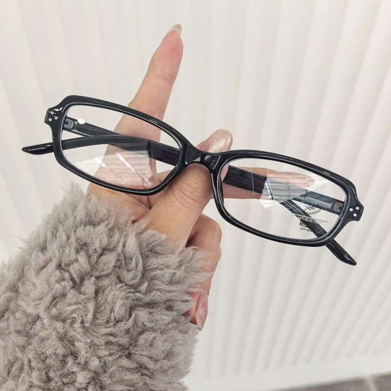Lunettes de soleil tendance rétro de petit cadre carré