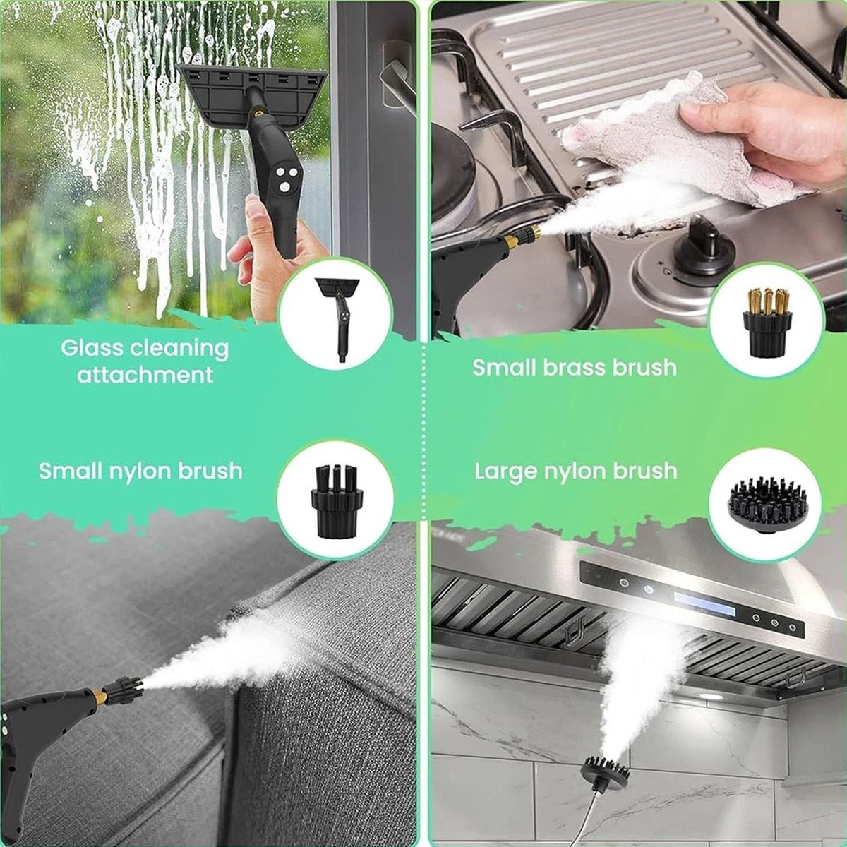 1500W Nettoyeur de vapeur à main haute pression à la maison nettoyage de voiture