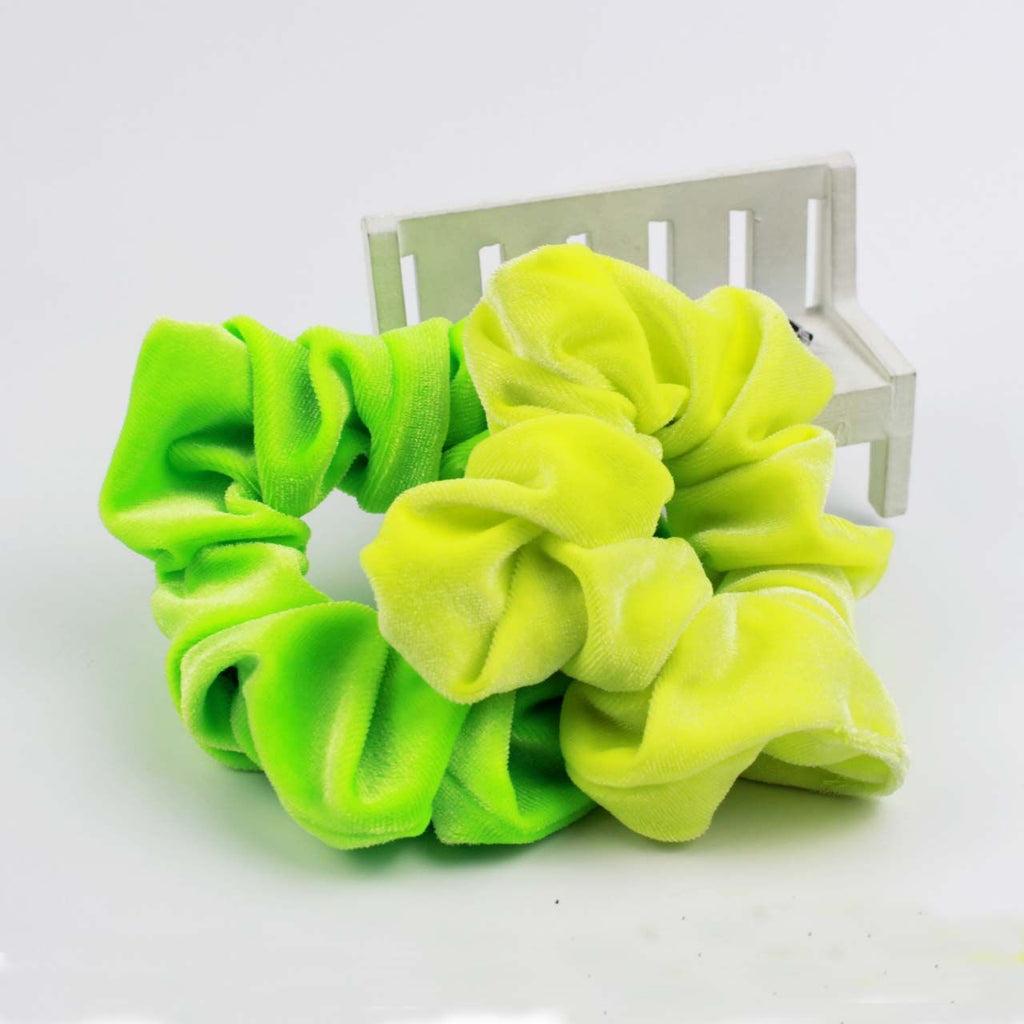 Fluorescent Color Updo Coiffure Anneau Femme