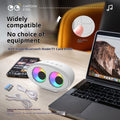 Cartoon Eye Bluetooth Haut-parleur blanc bruit RGB effet de lumière coloré