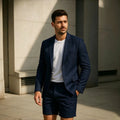 Élégant, minimaliste Ensemble de costumes pour hommes de style court
