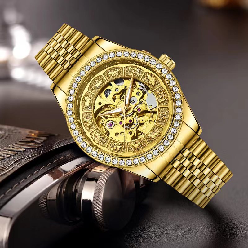 Montre mécanique étanche pour hommes Business Automatic