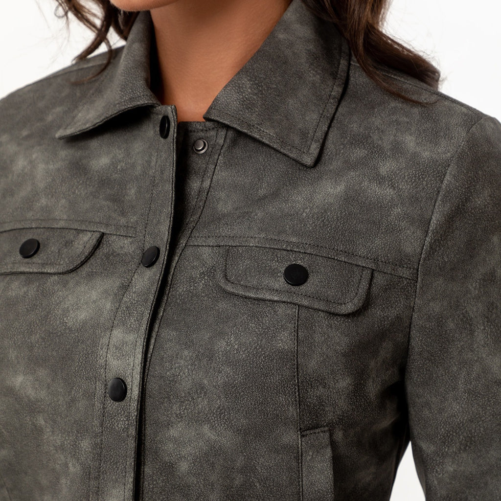 Veste casuale de cardigan multi poche mince