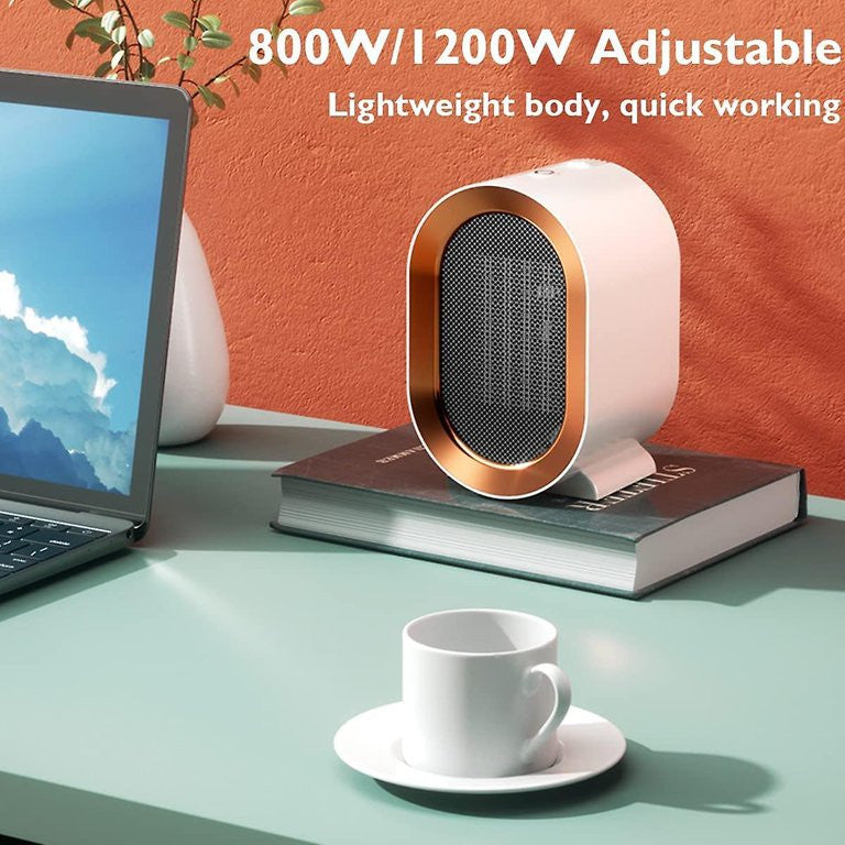 1200W Chauffe-espace électrique Céramique basse énergie Ventilateur de chauffage rapide Télécommande portable