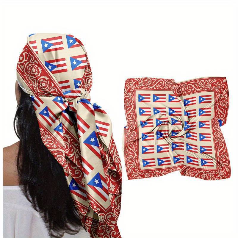 Enveloppe de tête de bandeau d'écharpe carrée polyvalente