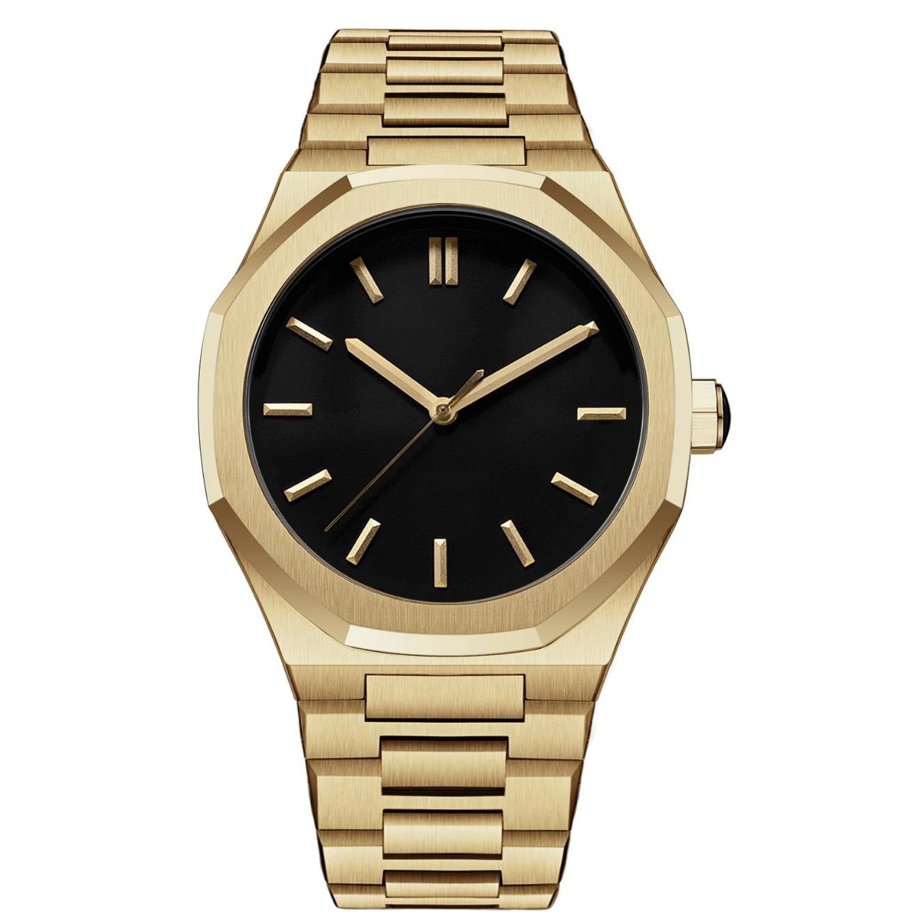 Mouvement Quartz Montres homme carrées deux pièces étanche