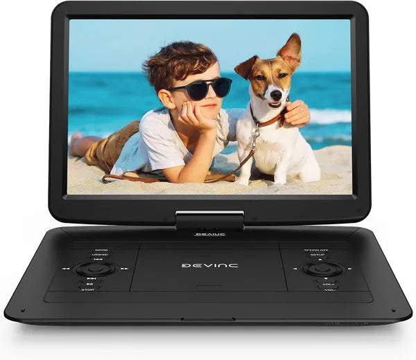 Lecteur DVD portable de 17.9" avec écran pivotant HD de 15.6"