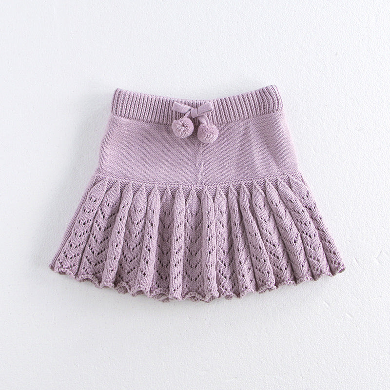 Filles Hollow Retro Plantskirt plissé
