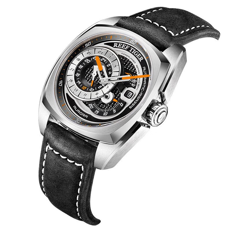 Montre mécanique sport et loisirs entièrement automatique pour hommes