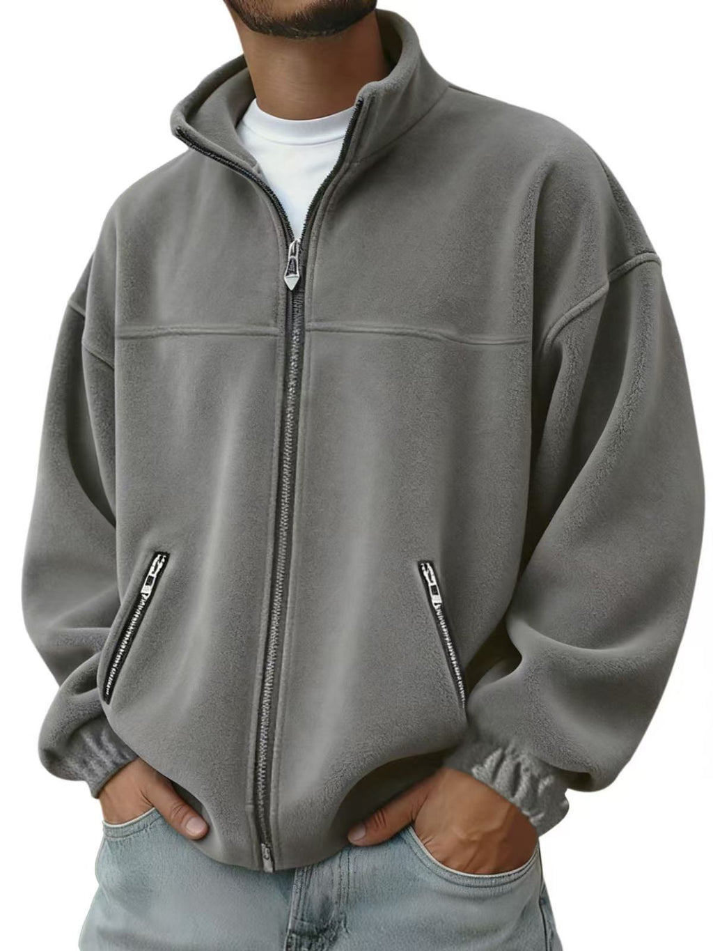 Veste à capuche à capuche à capuche à fermeture éclair
