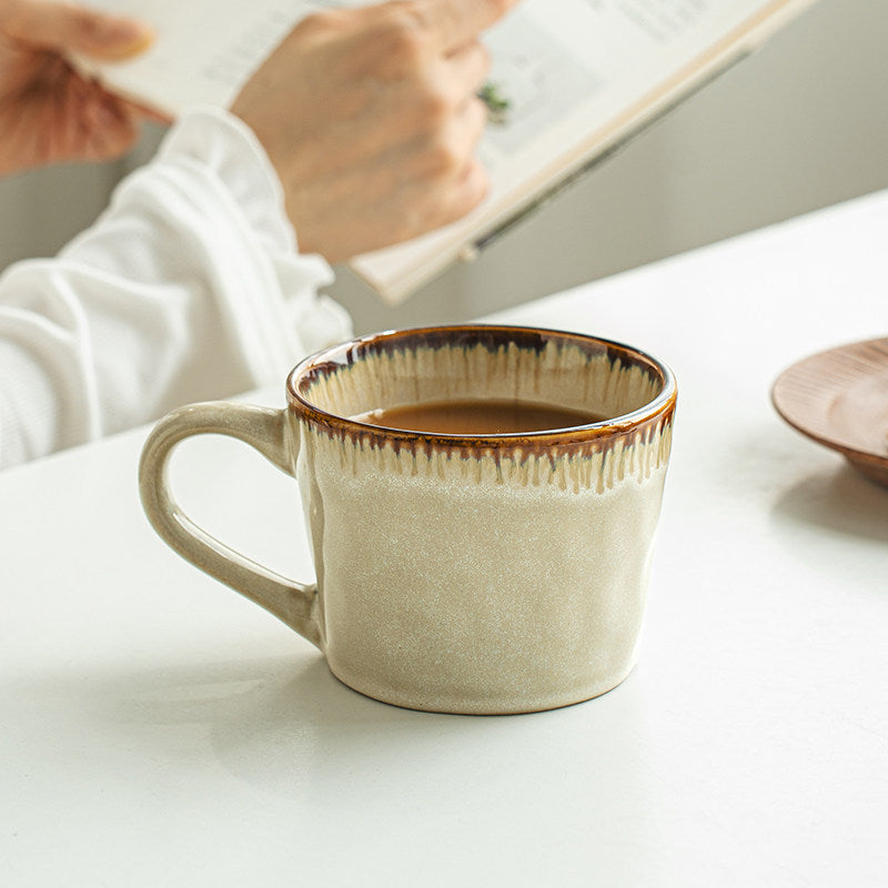 Mug en céramique rétro pour usage domestique