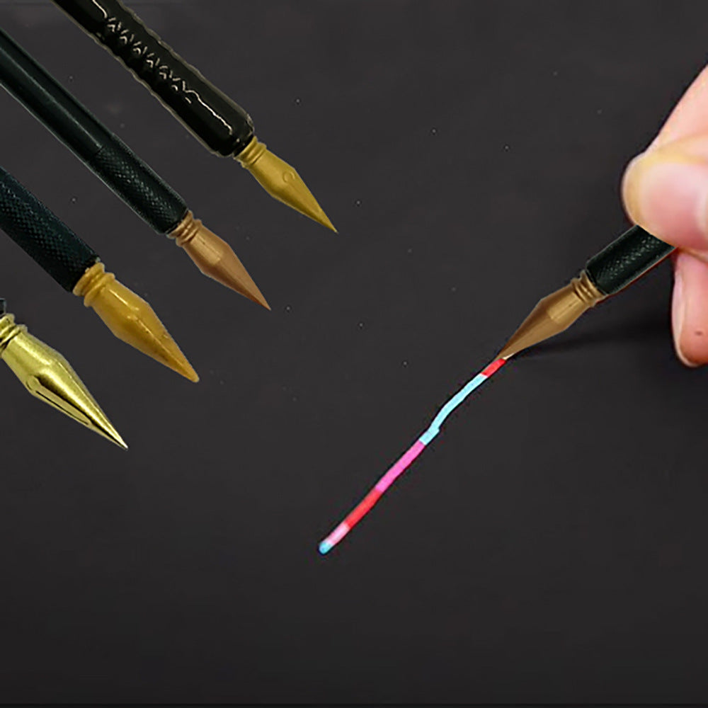 Scratch Art Paper Brush Kids Art Tools Scratch Pen