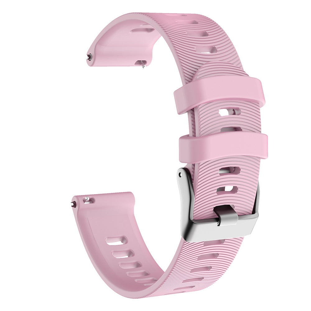 Modèle universel d'eau Pattern horizontal bicolore Bracelet de boucle en silicone