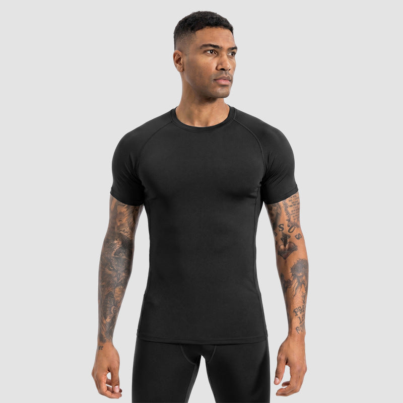 Chemise à manches courtes respirante Mesh pour hommes