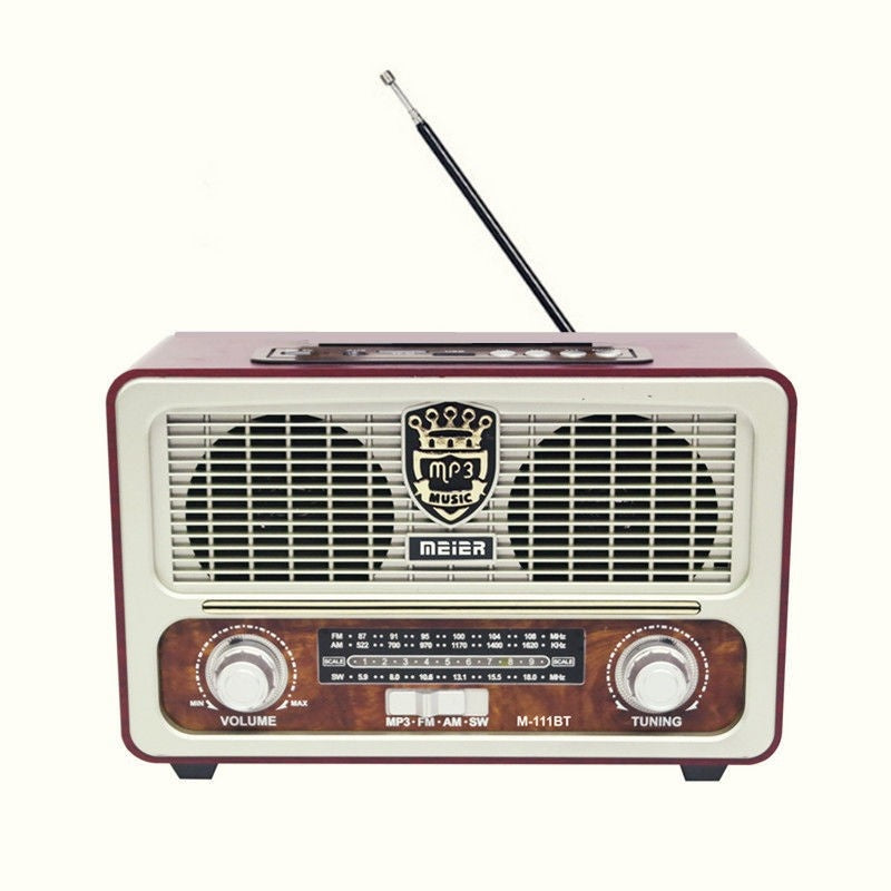 Exporter Bureau Rétro Radio Full Band Haut-parleur Bluetooth Haut-parleur portable