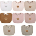 Dessin animé animal imprimé Bébé coton Bib