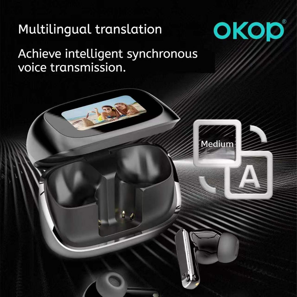 KP-219 Meilleures ventes Bluetooth sans fil Ecouteurs Intelligent AI Traduction simultanée ENC Bruit