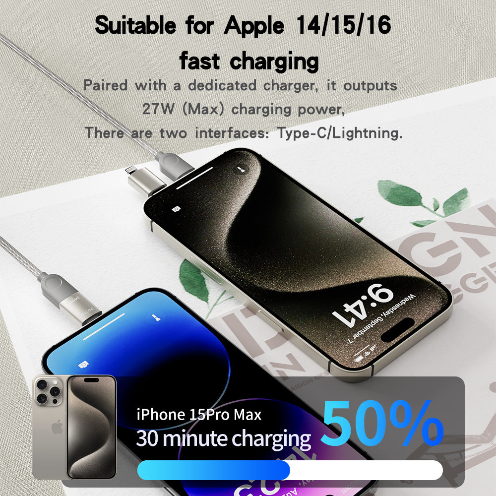 Câble de charge rapide PD 16 lignes
