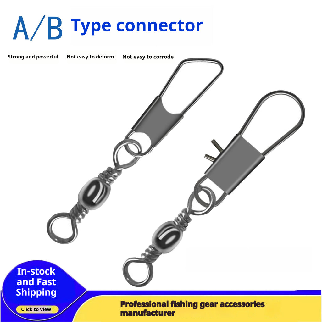 Anneau de connecteur à lunette pivotante de type B Figure-8