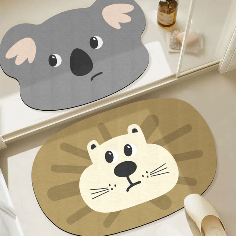 Tapis antidérapant absorbant pour la salle de bains