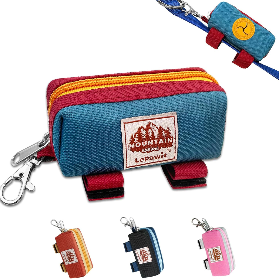 Porte-bags en caca pour chien pour laisse