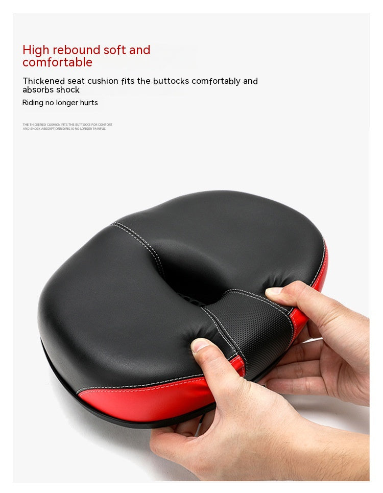 Vélo Saddle à travers l'épaississement Plus Taille Butt VTT Saddle
