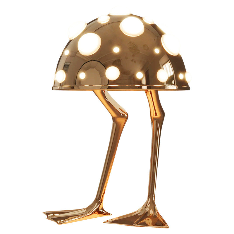 Lampe de table pour plongeur tout-cuivre
