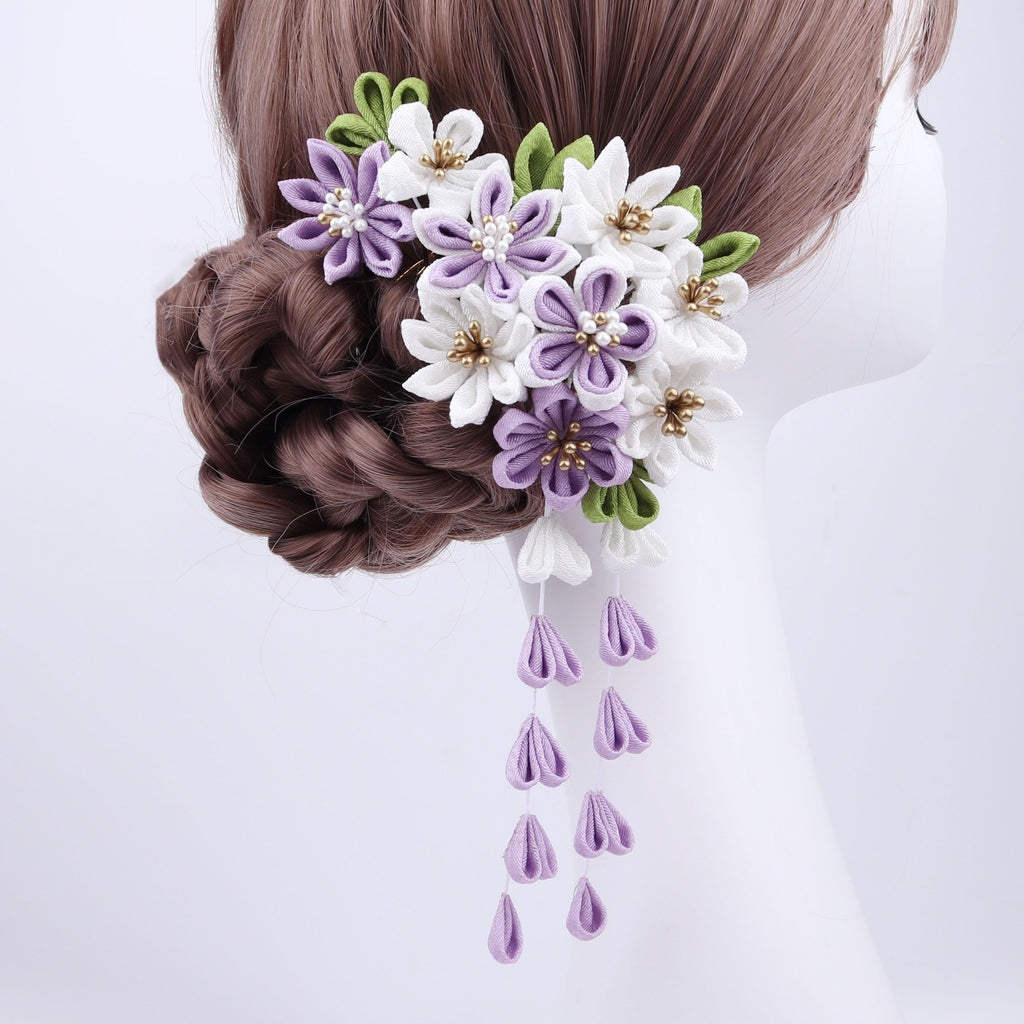 Peigne pour cheveux de style japonais Kimono Vintage