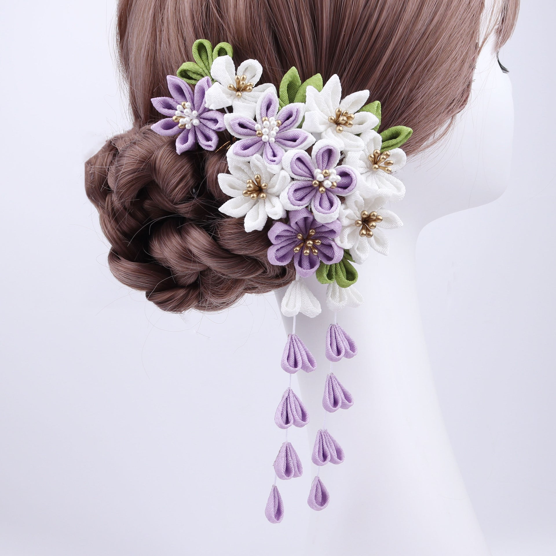 Peigne pour cheveux de style japonais Kimono Vintage