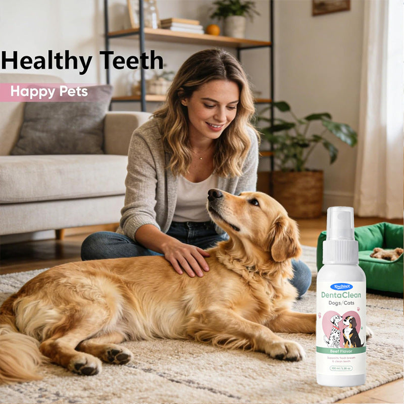 Dual-Use Herbal Oral Spray for Pets