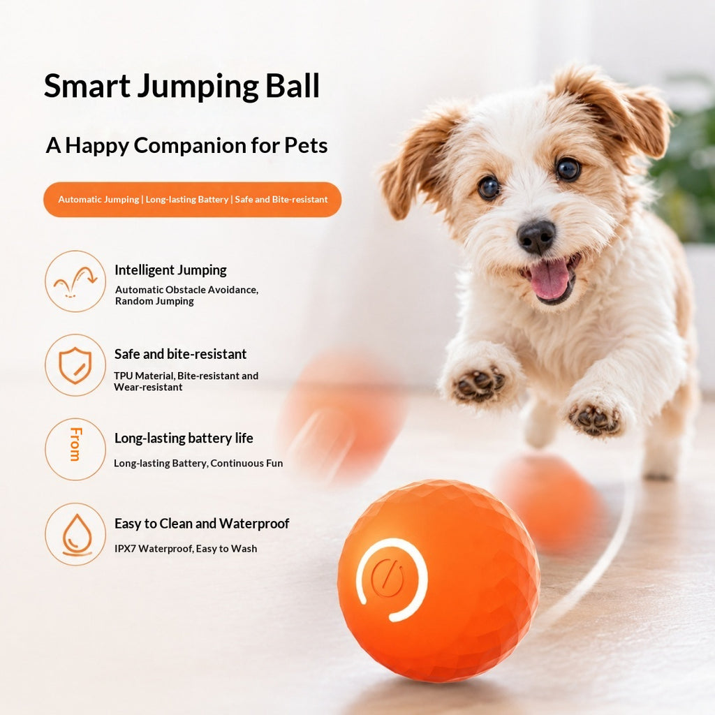 Boule de jouet électrique interactive pour chien gravitationnelle pour self-play
