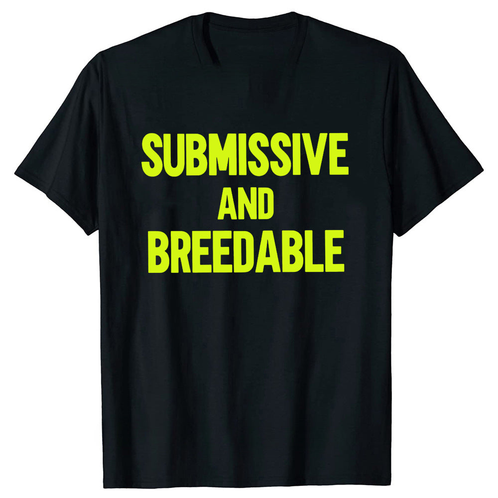 Obédient et reproductible T-shirt drôle Humour pur coton neutre
