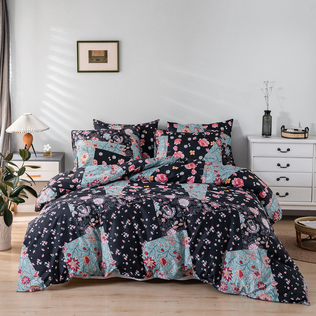 Accueil Textiles Literie Transfrontalière Exclusive Colorée Géométrique Marbré imprimé